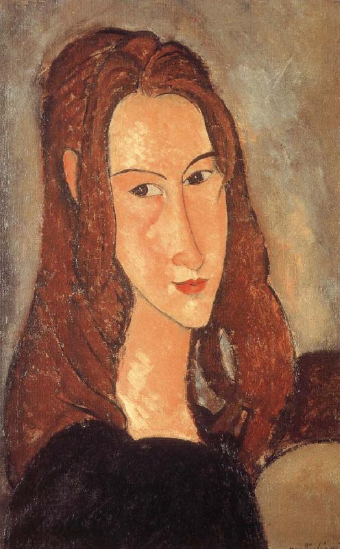 Amedeo Modigliani Portrait of Jeanne Hebuterne-Head in profile China oil painting art